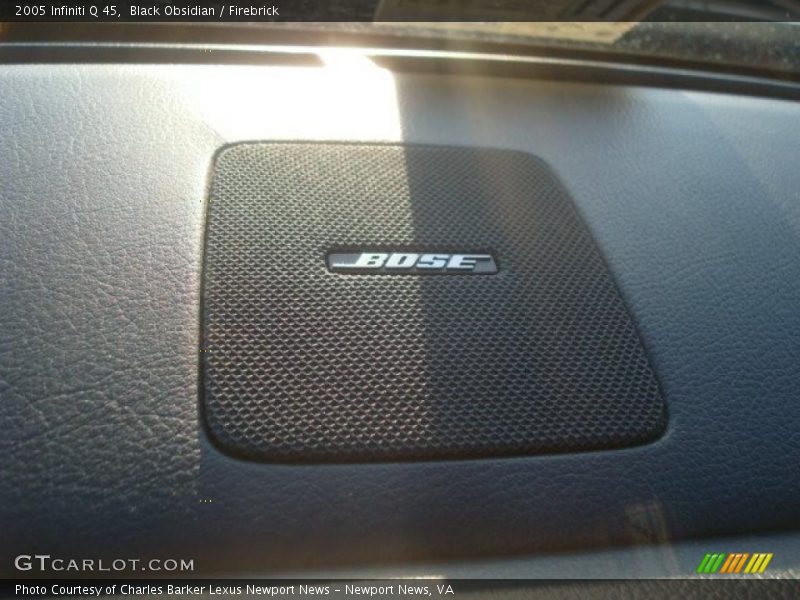 Black Obsidian / Firebrick 2005 Infiniti Q 45