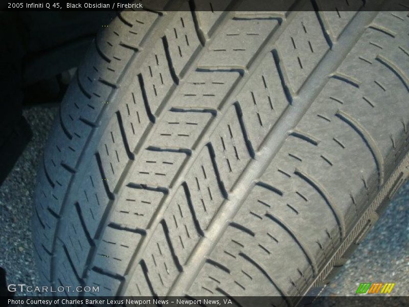 Black Obsidian / Firebrick 2005 Infiniti Q 45
