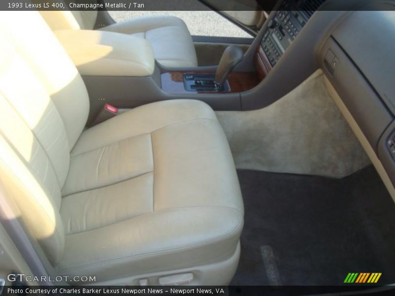 Champagne Metallic / Tan 1993 Lexus LS 400
