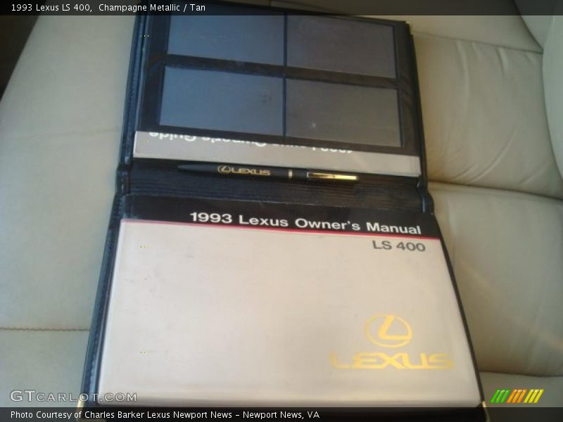 Champagne Metallic / Tan 1993 Lexus LS 400