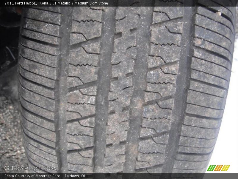 Kona Blue Metallic / Medium Light Stone 2011 Ford Flex SE