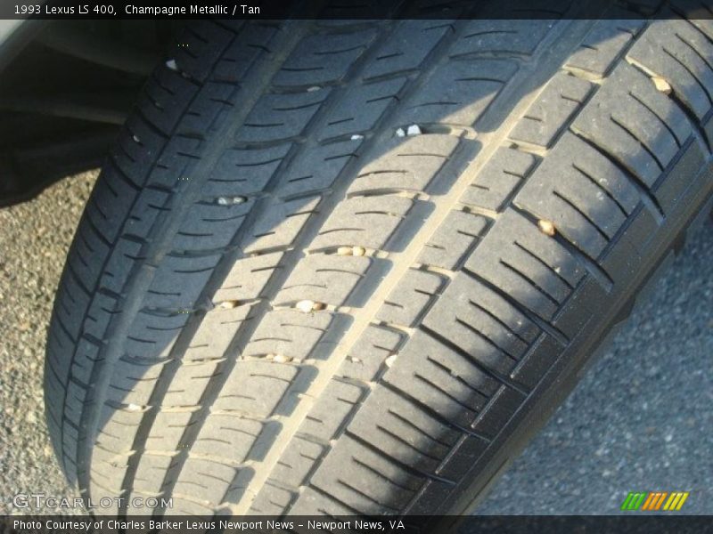Champagne Metallic / Tan 1993 Lexus LS 400