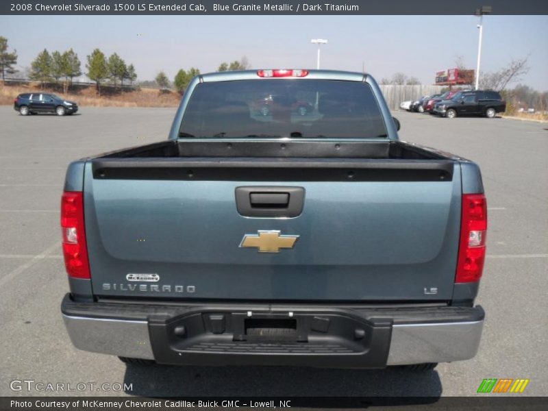 Blue Granite Metallic / Dark Titanium 2008 Chevrolet Silverado 1500 LS Extended Cab