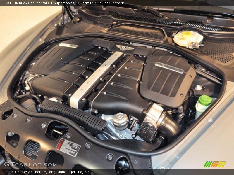  2010 Continental GT Supersports Engine - 6.0 Liter Twin-Turbocharged DOHC 48-Valve VVT W12