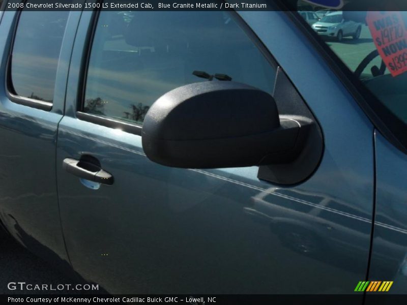 Blue Granite Metallic / Dark Titanium 2008 Chevrolet Silverado 1500 LS Extended Cab