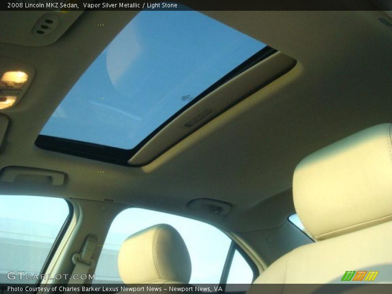 Vapor Silver Metallic / Light Stone 2008 Lincoln MKZ Sedan