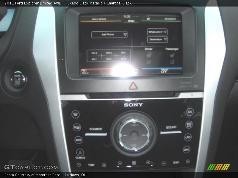 Tuxedo Black Metallic / Charcoal Black 2011 Ford Explorer Limited 4WD