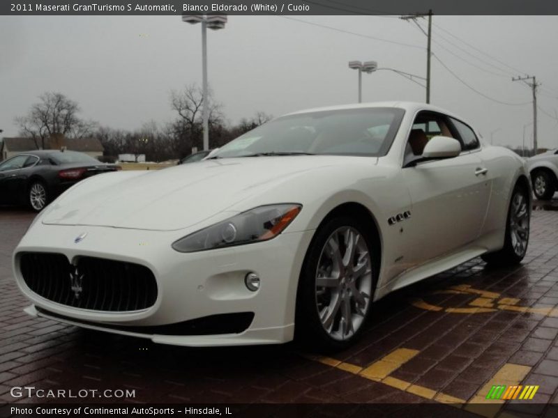 Bianco Eldorado (White) / Cuoio 2011 Maserati GranTurismo S Automatic