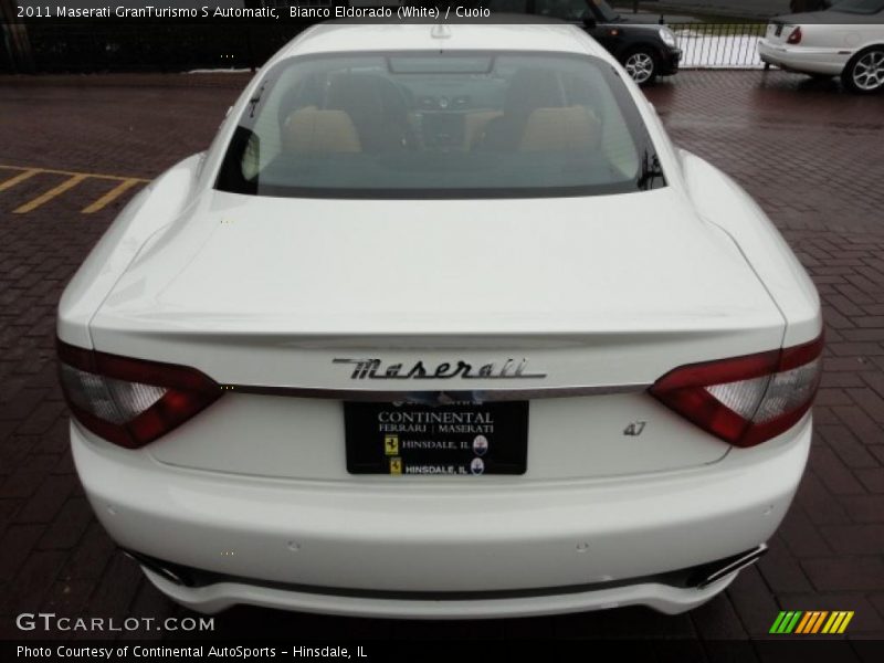 Bianco Eldorado (White) / Cuoio 2011 Maserati GranTurismo S Automatic