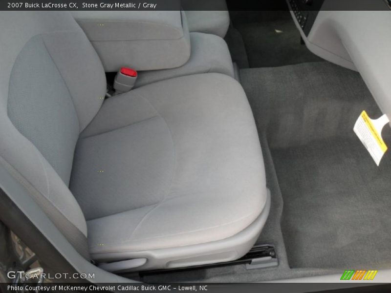 Stone Gray Metallic / Gray 2007 Buick LaCrosse CX