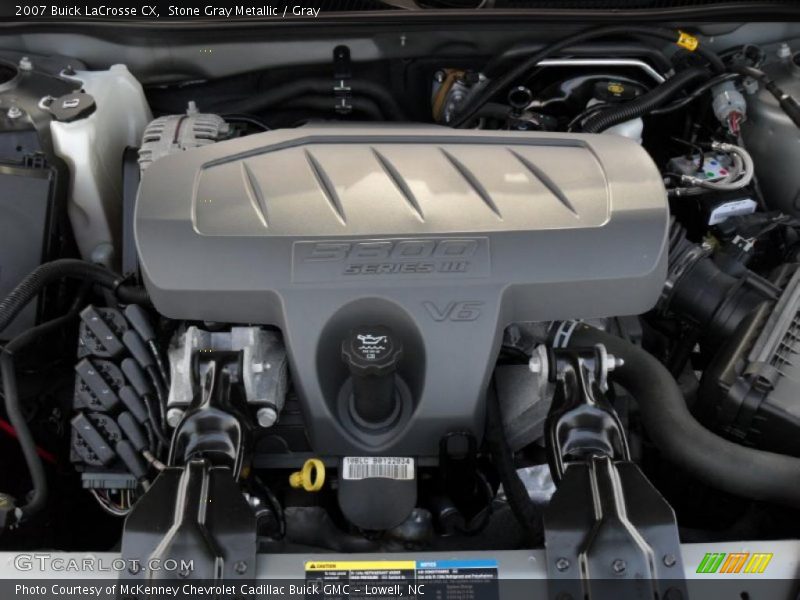 Stone Gray Metallic / Gray 2007 Buick LaCrosse CX