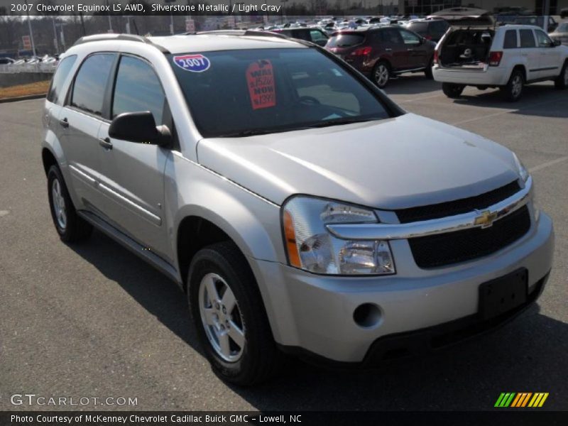 Silverstone Metallic / Light Gray 2007 Chevrolet Equinox LS AWD