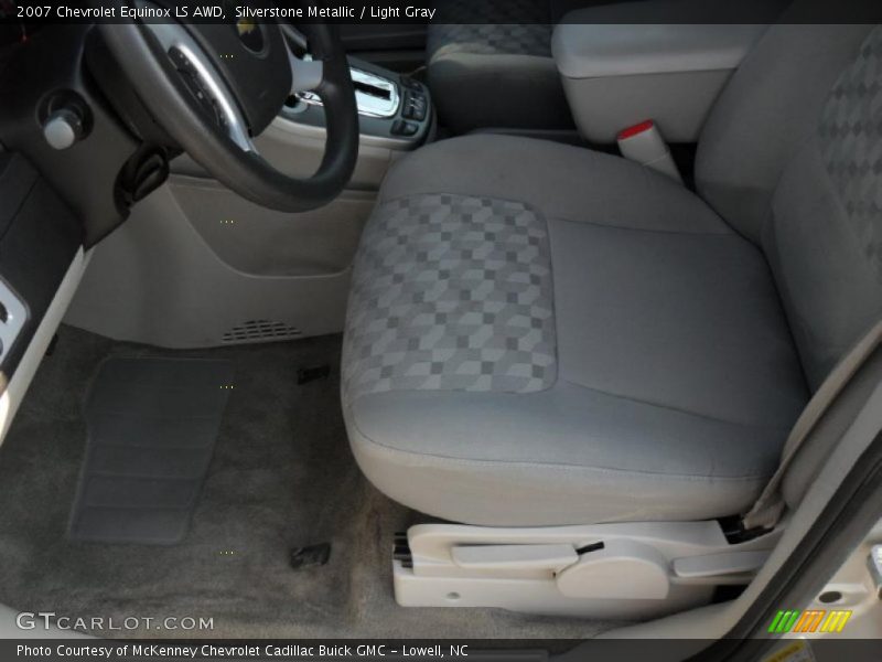 Silverstone Metallic / Light Gray 2007 Chevrolet Equinox LS AWD