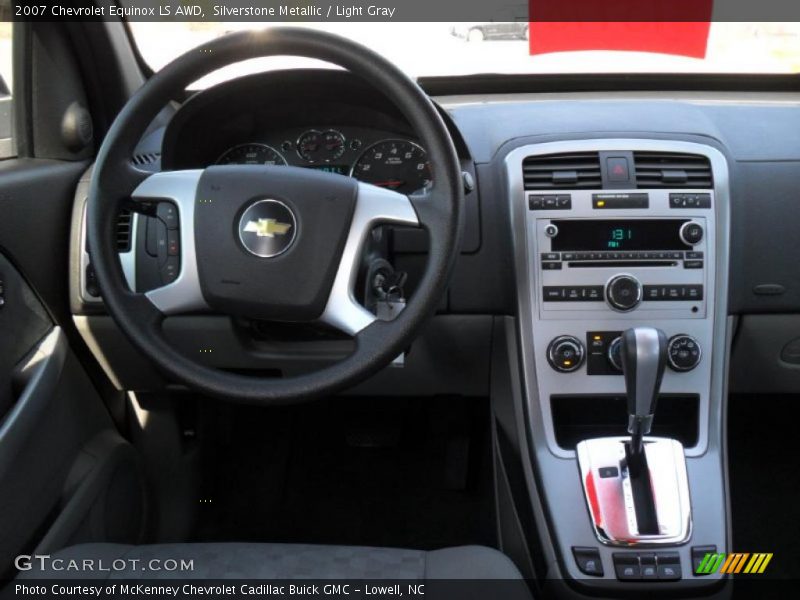 Silverstone Metallic / Light Gray 2007 Chevrolet Equinox LS AWD
