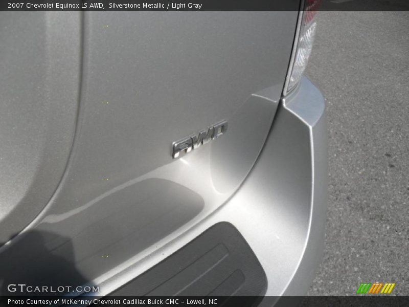Silverstone Metallic / Light Gray 2007 Chevrolet Equinox LS AWD