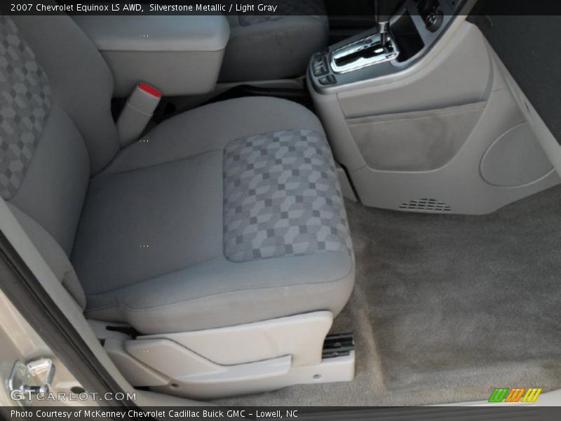 Silverstone Metallic / Light Gray 2007 Chevrolet Equinox LS AWD
