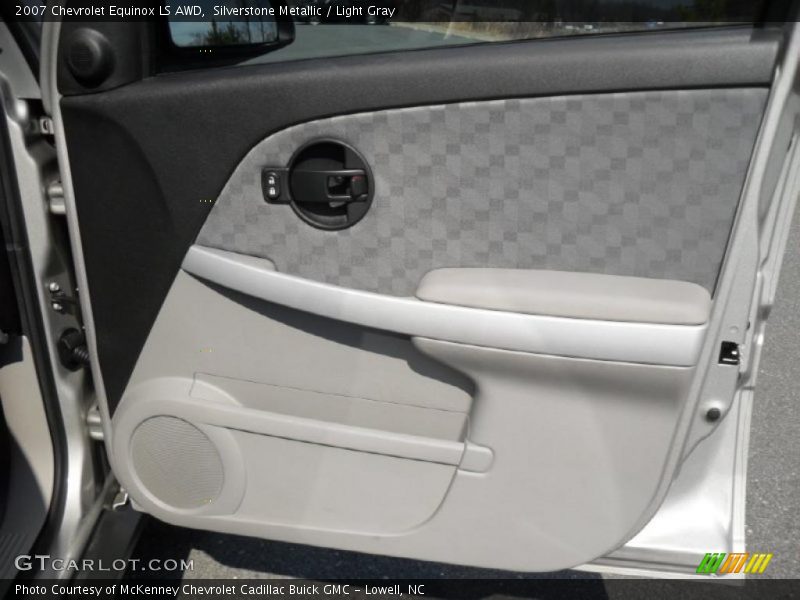 Silverstone Metallic / Light Gray 2007 Chevrolet Equinox LS AWD