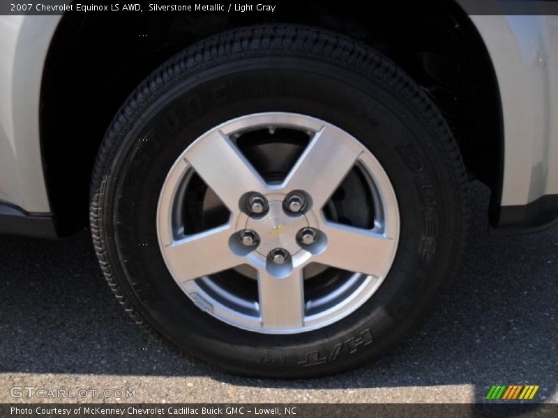 Silverstone Metallic / Light Gray 2007 Chevrolet Equinox LS AWD