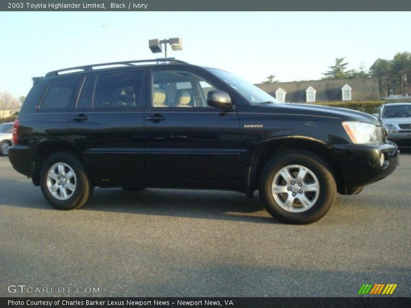 Black / Ivory 2003 Toyota Highlander Limited