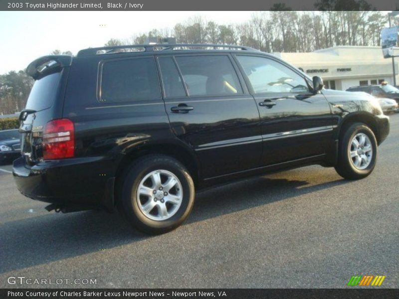Black / Ivory 2003 Toyota Highlander Limited