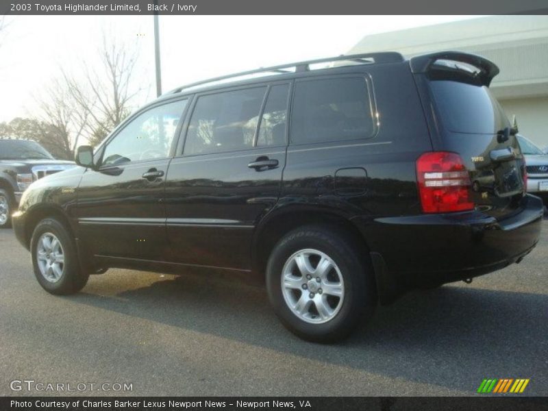 Black / Ivory 2003 Toyota Highlander Limited