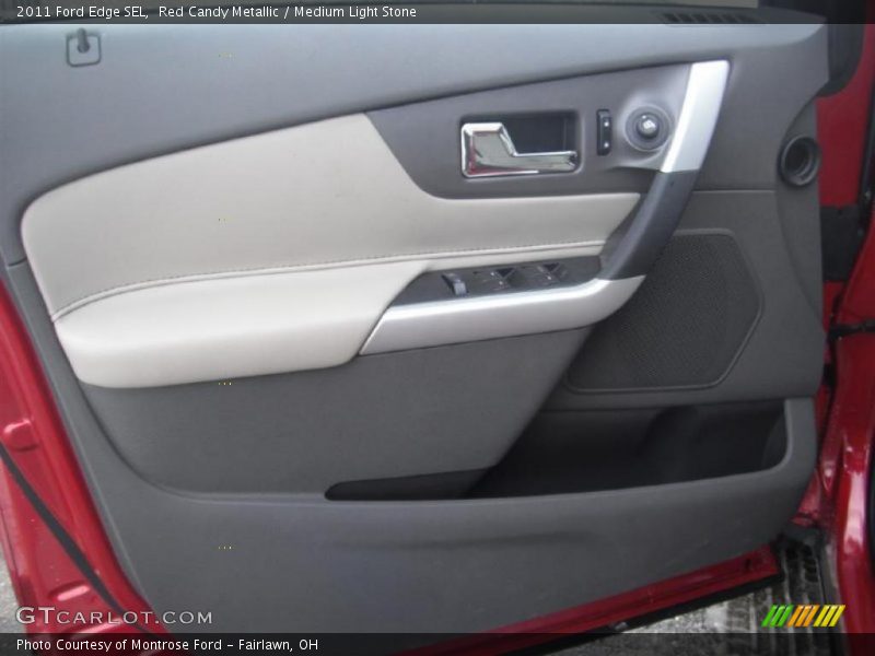 Red Candy Metallic / Medium Light Stone 2011 Ford Edge SEL
