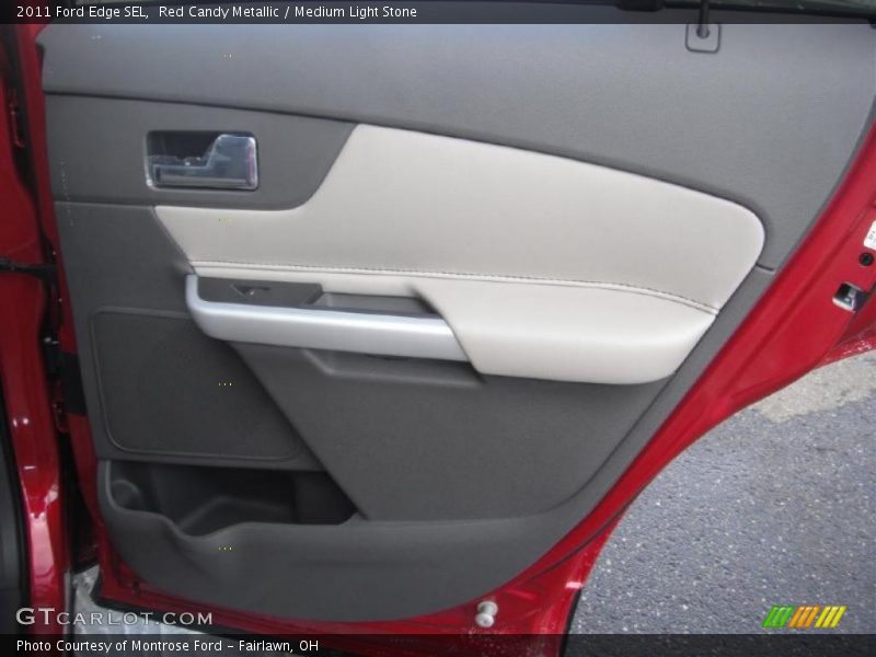 Red Candy Metallic / Medium Light Stone 2011 Ford Edge SEL