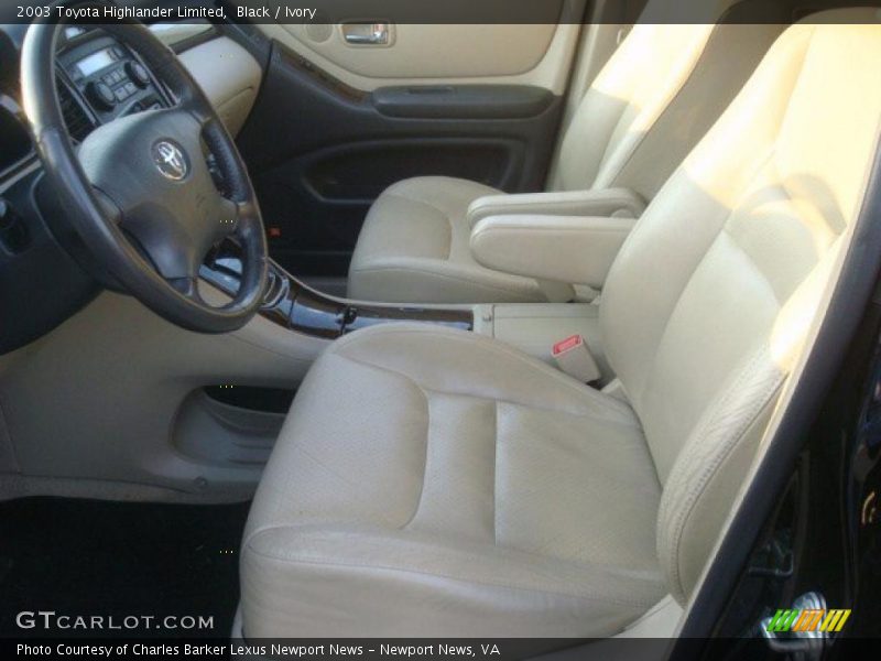 Black / Ivory 2003 Toyota Highlander Limited