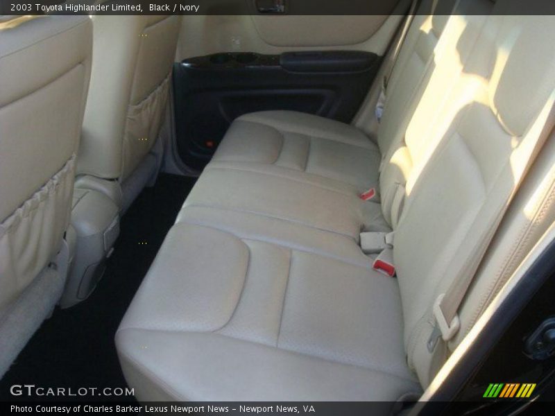Black / Ivory 2003 Toyota Highlander Limited