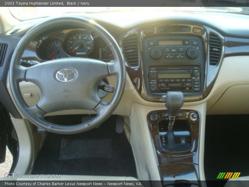 Black / Ivory 2003 Toyota Highlander Limited