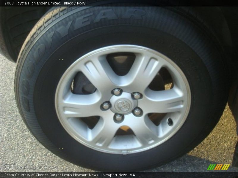 Black / Ivory 2003 Toyota Highlander Limited