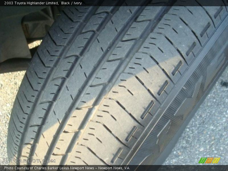 Black / Ivory 2003 Toyota Highlander Limited