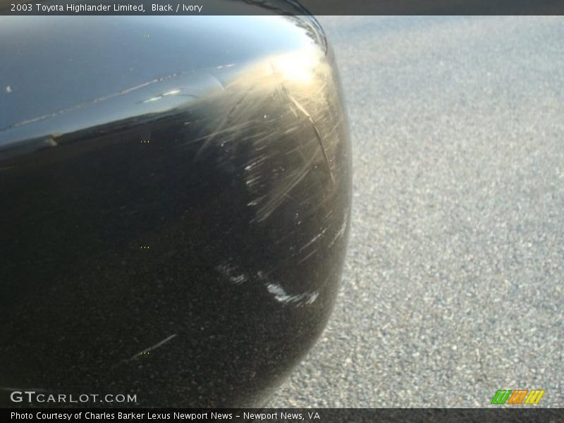 Black / Ivory 2003 Toyota Highlander Limited