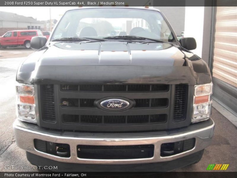 Black / Medium Stone 2008 Ford F250 Super Duty XL SuperCab 4x4