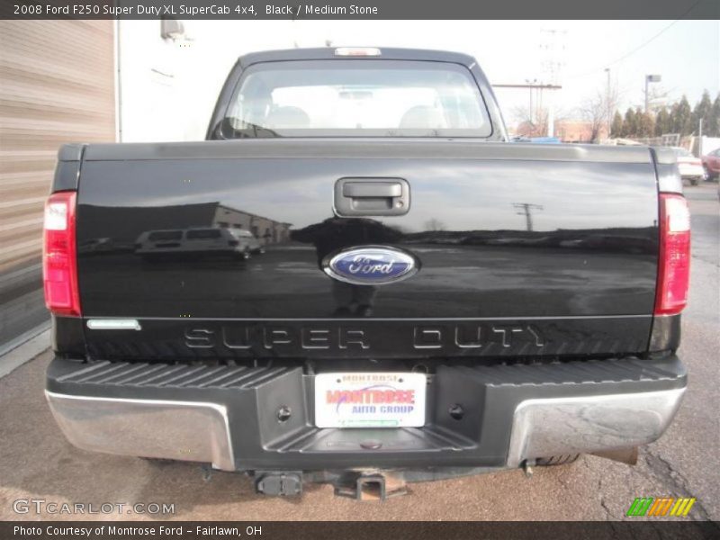 Black / Medium Stone 2008 Ford F250 Super Duty XL SuperCab 4x4