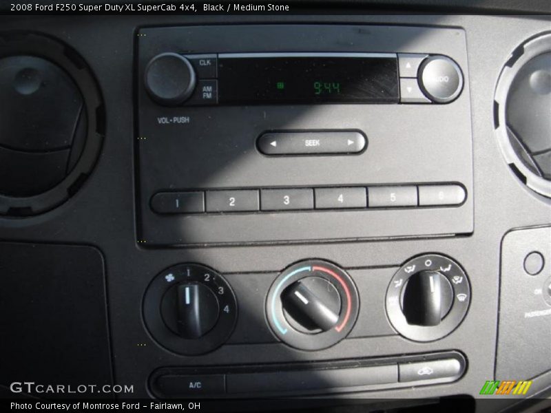 Black / Medium Stone 2008 Ford F250 Super Duty XL SuperCab 4x4