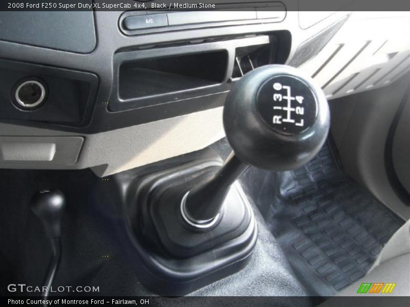 Black / Medium Stone 2008 Ford F250 Super Duty XL SuperCab 4x4