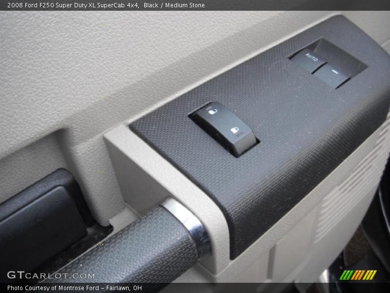 Black / Medium Stone 2008 Ford F250 Super Duty XL SuperCab 4x4