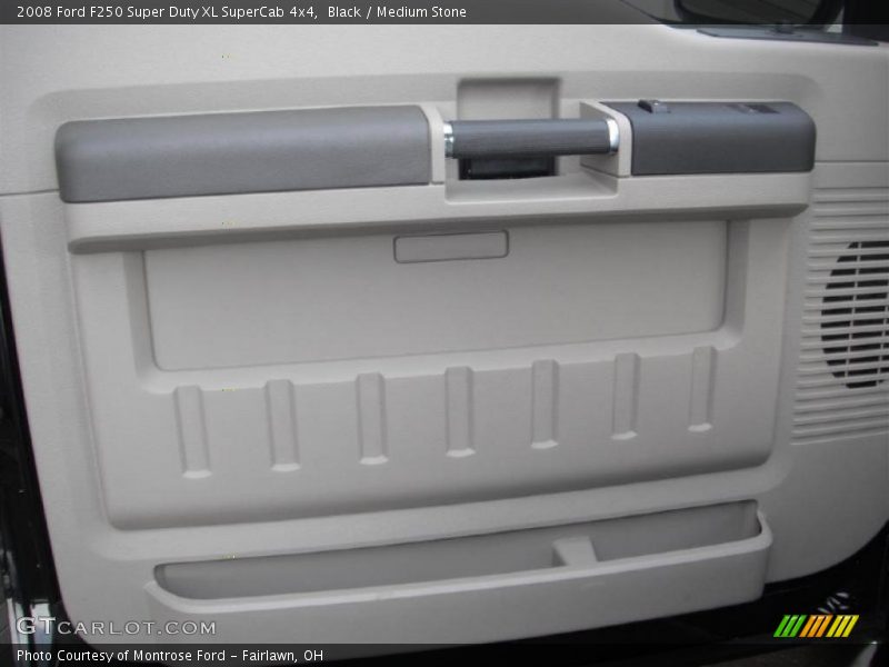 Black / Medium Stone 2008 Ford F250 Super Duty XL SuperCab 4x4
