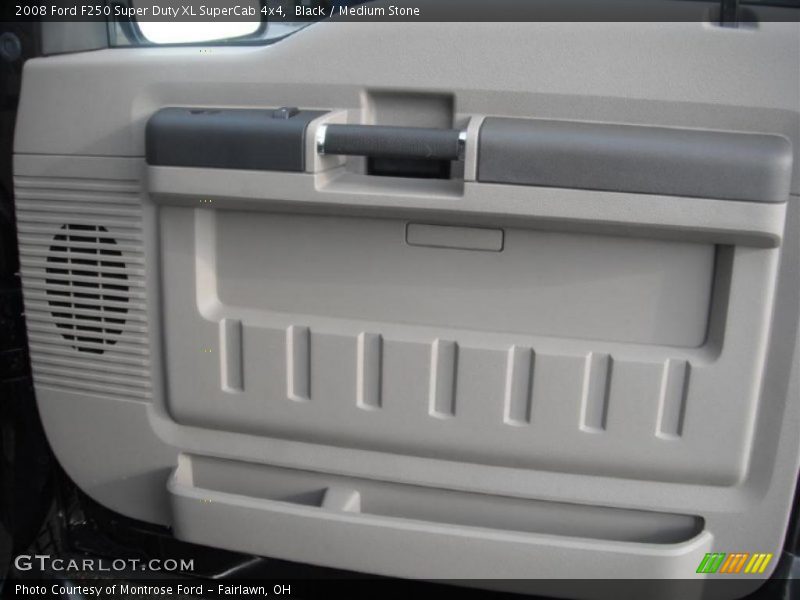 Black / Medium Stone 2008 Ford F250 Super Duty XL SuperCab 4x4