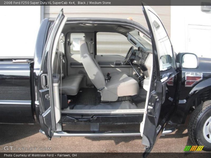 Black / Medium Stone 2008 Ford F250 Super Duty XL SuperCab 4x4