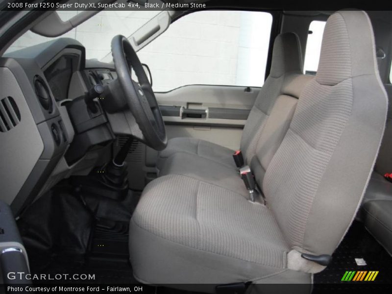 Black / Medium Stone 2008 Ford F250 Super Duty XL SuperCab 4x4