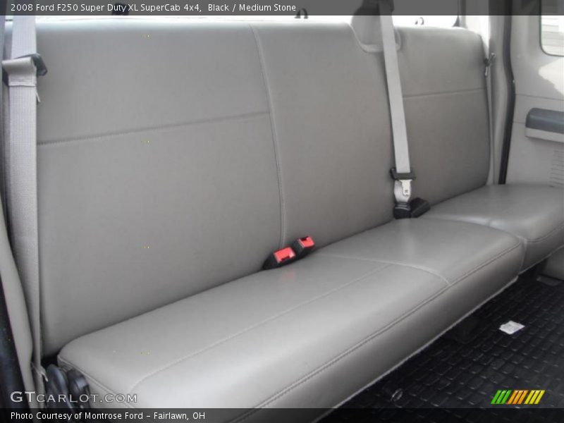 Black / Medium Stone 2008 Ford F250 Super Duty XL SuperCab 4x4