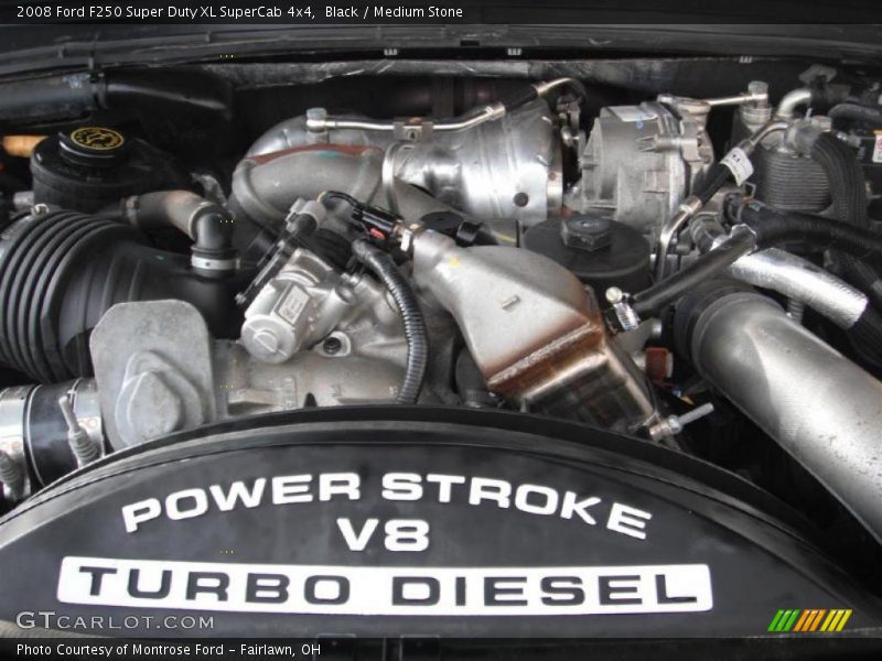 Black / Medium Stone 2008 Ford F250 Super Duty XL SuperCab 4x4