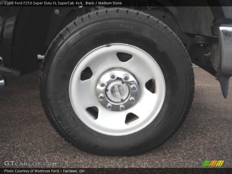 Black / Medium Stone 2008 Ford F250 Super Duty XL SuperCab 4x4