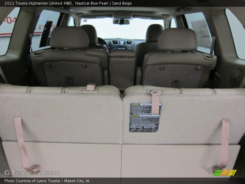 Nautical Blue Pearl / Sand Beige 2011 Toyota Highlander Limited 4WD