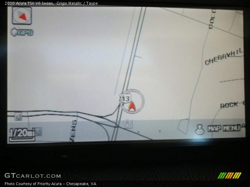 Navigation of 2010 TSX V6 Sedan