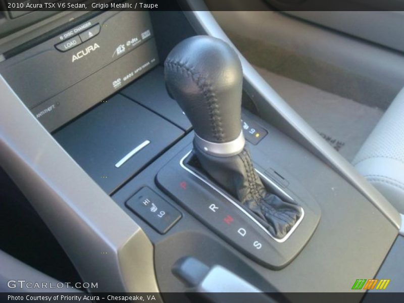  2010 TSX V6 Sedan 5 Speed Automatic Shifter