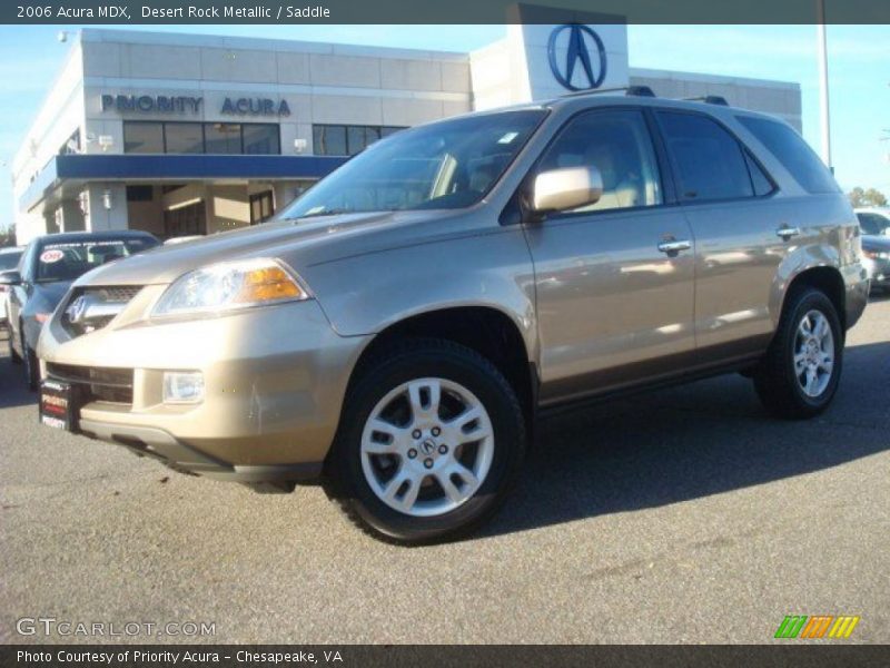 Desert Rock Metallic / Saddle 2006 Acura MDX
