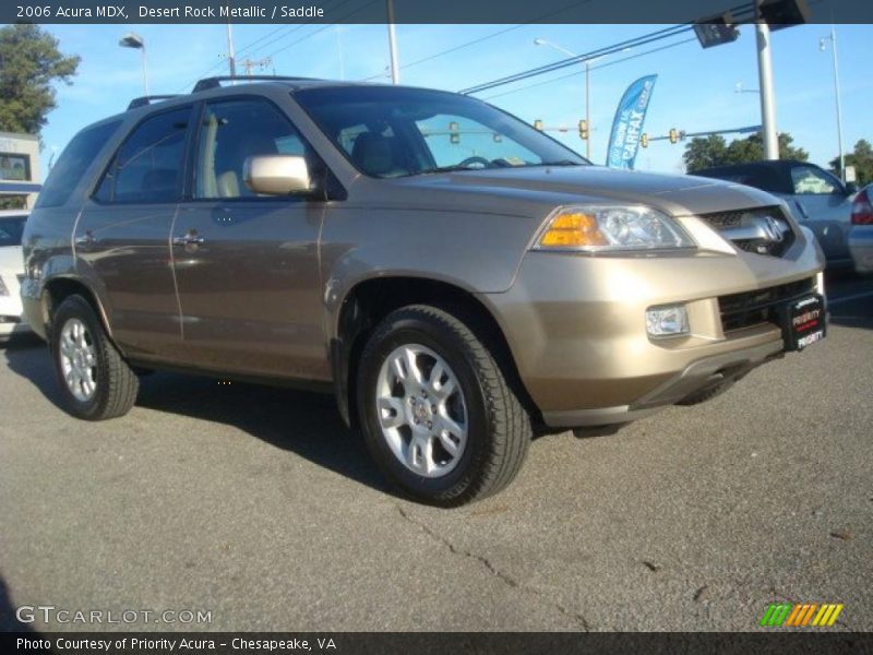 Desert Rock Metallic / Saddle 2006 Acura MDX